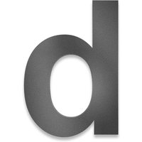 Metzler Hausnummer | Edelstahl | Arial | Eisenglimmer | Höhe 20 cm | d