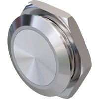 Metzler - Drucktaster 19mm - IP67 IK10 - Edelstahl - Flach - Kabelanschluss