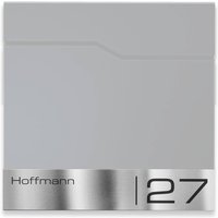 Ersatz Gravurplatte aus Edelstahl passend zu Briefkästen Enno, Siebert und Thobe