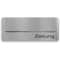 Metzler Zeitungsfach Graualuminium Edelstahl V2A | 01