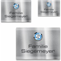 Metzler Türklingel Edelstahl Klingeltaster LED optional wählbare Größen | Heidi