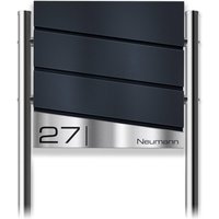 Metzler Design Standbriefkasten mit Standfuß aus Edelstahl | Neumann