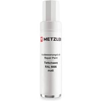 Metzler Lackstift matt zur Ausbesserung mit Pinsel und Mischkugel RAL 9005 Tiefschwarz