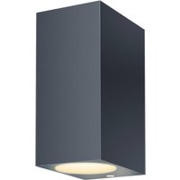 Metzler LED Wandleuchte 6 | Anthrazitgrau RAL 7016 | pulverbeschichtet und warmweiß
