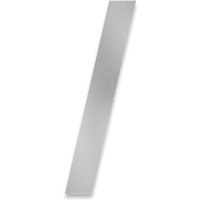 Metzler Hausnummer Edelstahl RAL9007 Graualuminium, Arial, Höhe 20 cm, Ziffer /