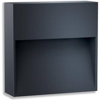 Metzler LED Wandleuchte 3 XL | Anthrazitgrau RAL 7016 | pulverbeschichtet und warmweiß