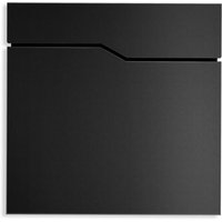 Metzler Briefkasten in minimalistischem Design | RAL9005 Tiefschwarz | Hoffmann