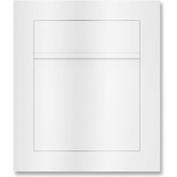 Metzler Unterputz Briefkasten Verkehrsweiß RAL9016 hochwertiger Stahl | Hugo