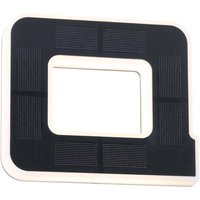 LED Solarhausnummer | Schwarz | integrierter Akku | Höhe 13,4 cm | a