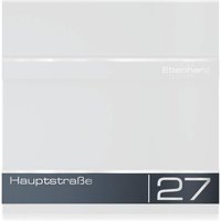 Ersatz Gravurplatte für Briefkasten "Hermann" aus Edelstahl