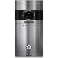 Metzler VDM10 2.0 Video-Türsprechanlage | 1 Klingeltaster | Edelstahl gebürstet | Colson