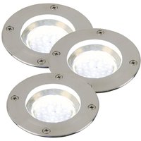 Gehwegstrahler | Tilos 3-Kit | Edelstahl