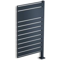 Metzler Sichtschutz Mülltonnenzaun Erweiterungsmodul | rostfrei und massiv | RAL 7016 Anthrazitgrau