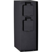 Steckdosensäule Rio | Anthrazit | Vierfach