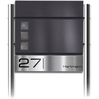 Metzler Standbriefkasten Eisenglimmer Sichtfenster | Oltmann