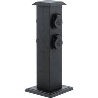 Steckdosensäule | Park 4 | Schwarz