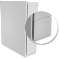 Abdeckung für Zeitungsfach | beidseitig verwendbar | für alle LEPO Modelle | RAL 9007 Graualuminium