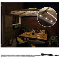 Schirmbeleuchtung | Parasol | Schwarz