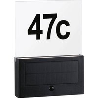 Solar Hausnummernleuchte | Neda | Anthrazit | Bewegungsmelder
