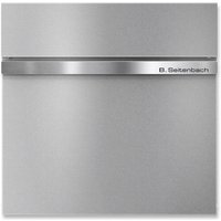 Metzler Briefkasten pulverbeschichtet | Lasergravur | RAL 9007 Graualuminium | Stelio