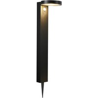 Pollerleuchte | Rica Round Sensor | Schwarz