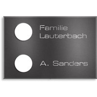 Ersatz Aufputz Gravurplatte für Artikel 30598 und 30601 | in Eisenglimmer
