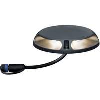 Plug & Shine | LED Bodenaufbauleuchte | Warmweiß Einzelspot Zweifacher Lichtaustritt, 180°