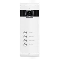 Metzler VDM10 2.0 Mehrfamilien Video-Türsprechanlage | 4 Klingeltaster| RAL 9016 Verkehrsweiß | Colson