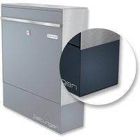 Abdeckung für Zeitungsfach aus Edelstahl, passend zum Zeitungsfach für BK212 | beidseitig verwendbar