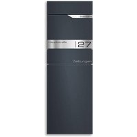 Metzler Standbriefkasten mit Zeitungsfach aus hochwertigem Stahl | RAL 7016 Anthrazit | Alves