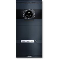 Metzler VDM10 2.0 Video-Türsprechanlage mit austauschbarem Namensschild | Anthrazit RAL 7016 | 1 Klingeltaster | Neo