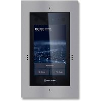 Metzler Türsprechanlage mit Kamera | Gesichtserkennung | Touch-Display | Live-HD-Video | Ein- und Mehrfamilien | Grau | SDM10X