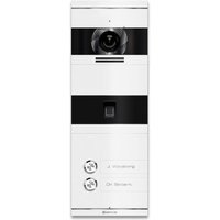 Metzler VDM10 2.0 Video-Türsprechanlage | mit Fingerprint | 2 Klingeltaster | Weiß | Niko