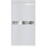 Ersatz Gravurplatte aus Edelstahl für die Paketbox Avalon 2