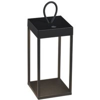 Akkuleuchte | Ravello | Schwarz | 15 x 15 x 30 cm