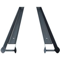 Mülltonnenführung | Edelstahl-Führungsschienen für eine Metzler Mülltonnenbox