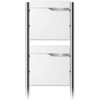 Metzler Standbriefkasten | 2er vertikal | personalisiert mit Gravur | Weiß