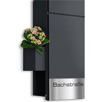 Metzler Blumenkasten für Briefkästen | RAL 7016 Anthrazit | Cubic H