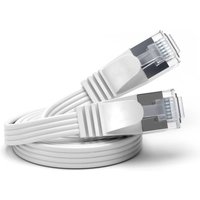 Metzler Patchkabel flach | Cat.6 | weiß