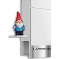 Metzler Regal für Briefkästen | Weiß | Plate D