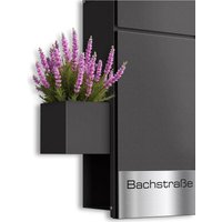 Metzler Blumenkasten für Briefkästen | Eisenglimmer | Cubic I