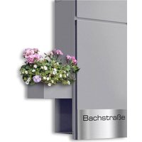Metzler Dekoschale für Briefkästen | Grau | Cubic G