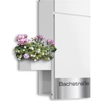 Metzler Dekoschale für Briefkästen | Weiß | Cubic G