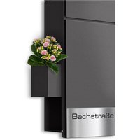 Metzler Blumenkasten für Briefkästen | Eisenglimmer | Cubic H