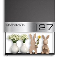 Metzler Dekorahmen für Briefkästen | Dekoregal in Eisenglimmer | Frame K