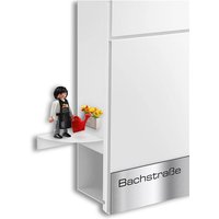 Metzler Regal für Briefkästen | Weiß | Plate A
