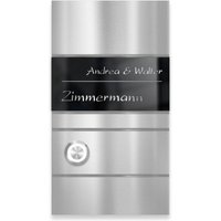 Ersatz Namensschild für Modellreihe "Ava Slim" | Edelstahl Gebürstet