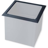 Metzler Schneckenschutz für Hochbeete mit den Maßen 50 x 50 x 50 cm | RAL 7016 Anthrazit