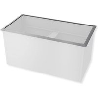 Metzler Schneckenschutz für Hochbeete mit den Maßen 150 x 75 x 77 cm | Grau