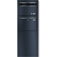 Metzler Standbriefkasten mit Video-Türsprechanlage für Einfamilienhaus VDM10 | Anthrazit RAL7016